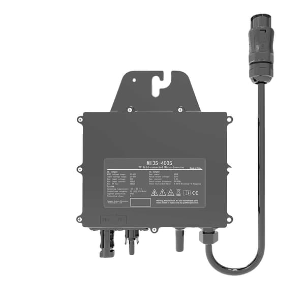 Solarmikroinverter, 400W effektudgang, høj effektivitet 97,3%,AC 230V, DC 22-50V, 400W inverter