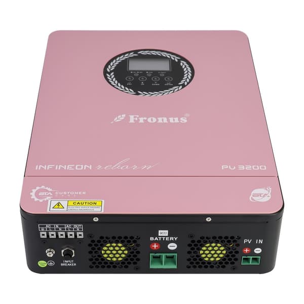 3KW Hybrid Solarinverter, 80A MPPT Solarladdare, Ren Sinusvåg Utgång,POW 3KW-24V