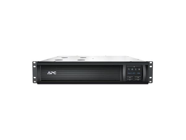 UPS APC Smart-UPS Rackmonterad 1500VA LCD 230V - linjeinteraktiv enfas 230V (USB - Seriell - SmartSlot - RJ-45) - Rack 2U