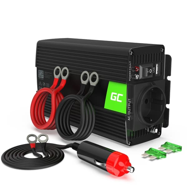 Green Cell - Voltage converter Inverter 12V to 230V 500W / 1000W Modified sine wave Sort