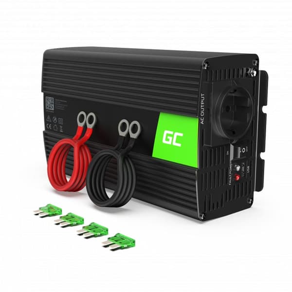 Green Cell - Voltage converter Inverter 24V to 230V 1000W / 2000W Modified sine wave Sort
