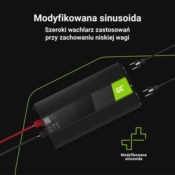 Vihreäkenno-JännitteenmuunninInvertteri12V-230V2000W/4000WModifioitusiniaalto