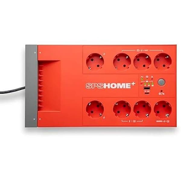 UPS - SALICRU - SPS 1000 HOME+ - 1000VA - Överspänningsskydd - AVR - 8 vinklade uttag