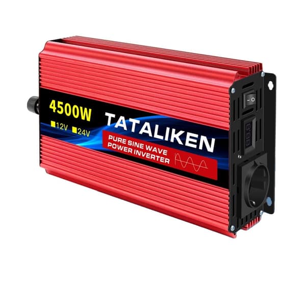 Inverter, Ren Sinus Bølge, Bil Mikro Inverter,12V 4500W 50HZ EU