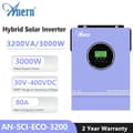 Miniatyrbillede 2 af 2: Hybrid sol inverter, 6200W effektudgang, 48V DC indgang,3KW INGEN WIFI, 220-240V