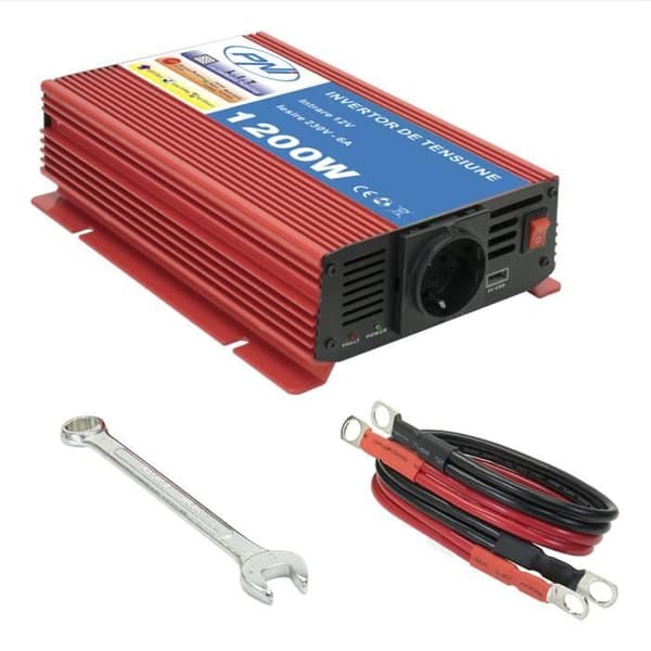 Inverterspänning PNI L1200W strömförsörjning 12V 230V utgång