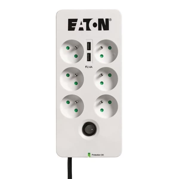 EATON Ylijännitesuoja - Suojakotelo - 6 x ylijännitesuoja - 2,50 kVA - 230 V AC -tulo