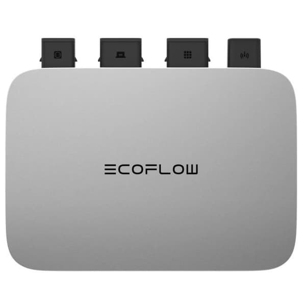 ECOFLOW OB03557 Mikroväxelriktare - 800 W - Bluetooth 2402 - 2480 MHz - Ström 10 A - Spänning 110-250 VAC Svart, Grå