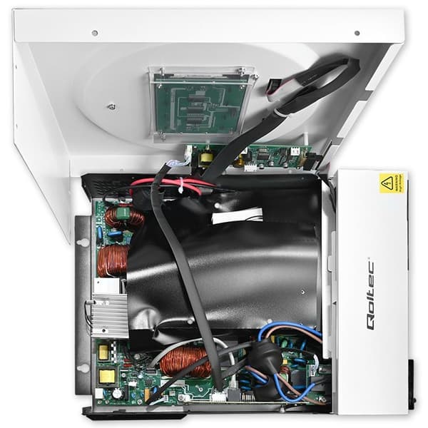 Qoltec 53873 hybrid solcelle-inverter off-grid 6kVA | 6kW | 120A | MPPT | LCD | WiFi | BMS | Sinus