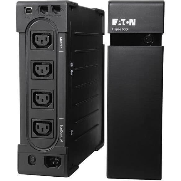 Inverter - EATON - Ellipse ECO 650 IEC - Off-line UPS - 650VA (4 IEC-uttag) - Standard överspänningsavledare - EL650IEC