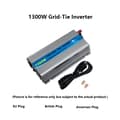 Pikkukuva 2 / 2: Aurinkomikroinvertteri, tehokas DC-AC-muunnos, kompakti muotoilu,1300W, 220-240V, 36 VBAT tai 20-45VDC