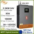 Pikkukuva 2 / 2: Aurinkosuuntaaja, 3.2 kW teho, 80A latausvirta,POW 3.2KW-WIFI