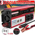 Miniatyrbillede 2 af 2: Strømomformer, 3000W/4000W udgang, 4 USB opladningsporte,3000W