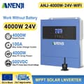 Pikkukuva 2 / 2: Aurinkohybridimuunnin, 4000W Teho, 100A Maksimaalinen Aurinkolatausvirta,ANJ-4000W-24V-WIFI