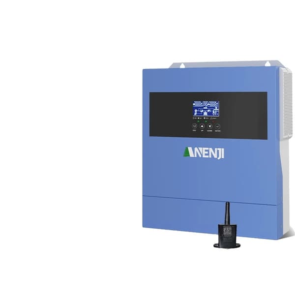 Aurinkohybridimuunnin, 4000W Teho, 100A Maksimaalinen Aurinkolatausvirta,ANJ-4000W-24V-WIFI