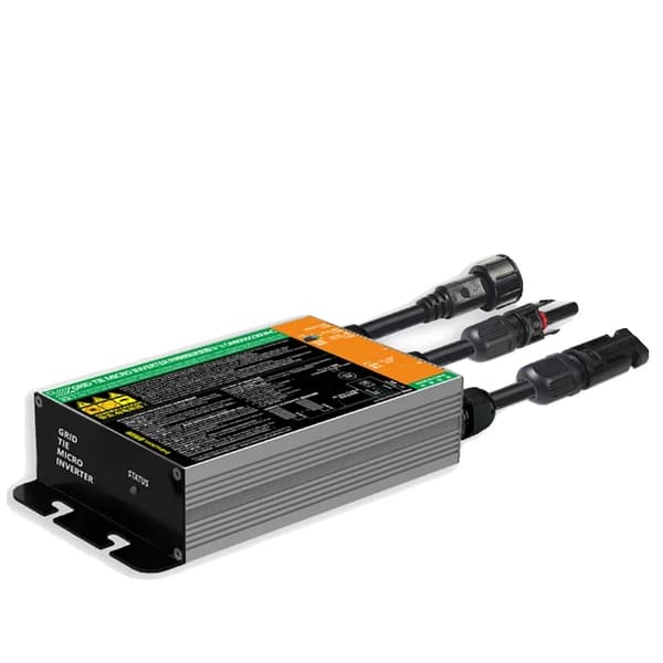 Verkkoon Liitettävä Mikroinvertteri, Syöttöjännite 34-46V, Lähtöjännite 180-280VAC, Yksivaiheinen,180V-280VAC, GMI-500W, 18V-60VDC