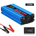 Miniatyrbillede 2 af 2: Ren Sinuskurve Inverter, 12V DC til 220V AC, Flere Strømmuligheder,2200W 12V