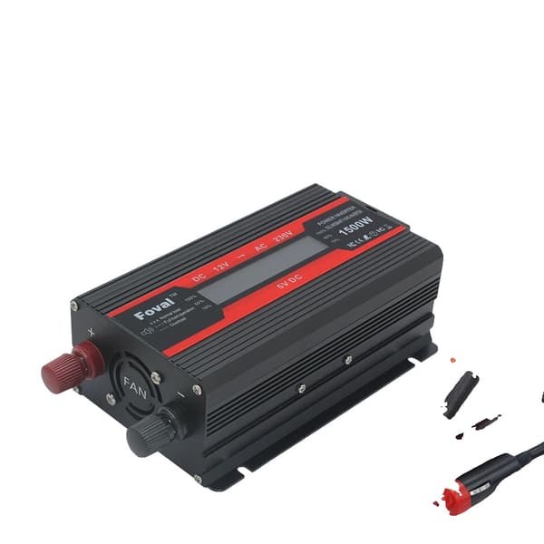 1500W Tehoinvertteri, Muokattu Sinusaalto Ulostulo, Kaksois-USB Lataus,1500W-12V-220V