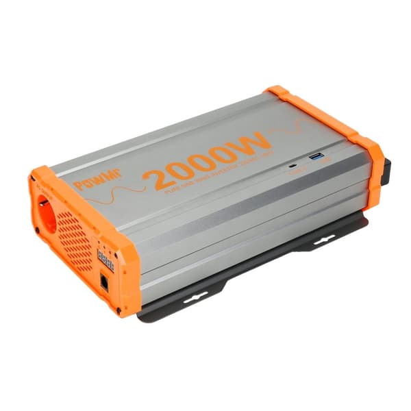 Ren Sinus Bølge Inverter, 2000W Udgivelse, USB Type-C Forbindelse,2000W 12V