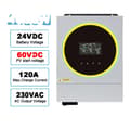 Pikkukuva 1 / 2: Hybrid Solar Inverter, 4000W Teho, Puhtaan Sinimuotoisen Aallon,4KW 24V BMS WiFi, 220-240V