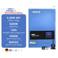 Miniatyrbillede 1 af 4: Hybrid sol inverter, 6200W udgangseffekt, WiFi-aktiveret, ren sinuskurve,ANJ-6200W 48V Wifi, 48v, 220-240V