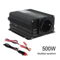 Miniatyrbillede 2 af 2: Bilomformer 12V 220V, Flere Strømudgangsmuligheder, Praktisk USB-opladning,12V 220V 500W