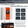 Miniatyrbillede 3 af 4: Hybrid sol inverter, 4000W MPPT, 24V ren sinuskurve,ISolar-SMG-II-4KW-WiFi