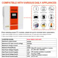 Miniatyrbillede 4 af 4: Hybrid sol inverter, 4000W MPPT, 24V ren sinuskurve,ISolar-SMG-II-4KW-WiFi