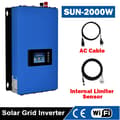 Miniatyrbillede 2 af 2: Solcelleinverter, Effektiv energistyring, Brugervenlig LCD-skærm,DC 45-90V, Ingen Wifi, AC190-260V
