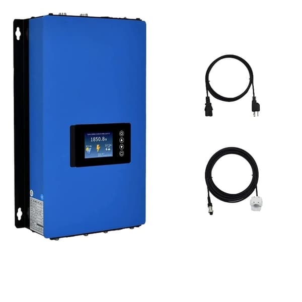 Solcelleinverter, Effektiv energistyring, Brugervenlig LCD-skærm,DC 45-90V, Ingen Wifi, AC190-260V