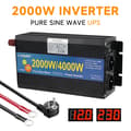 Miniatyrbild 2 av 2: UPS Inverter, 2000W kontinuerlig effekt, ren sinusvåg utgång,12V220V EU