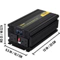 Pikkukuva 2 / 2: Muokattu sinimuotoinen invertteri, LCD-näyttö, LED-indikaattorit,2000W DC24V AC240V