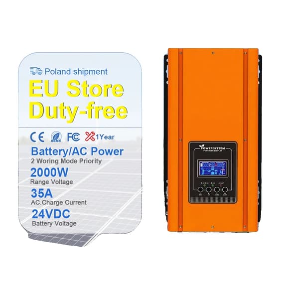 DC/AC Inverter, 2000W Udgivelse, Ren Sinusbølge Teknologi,220-240V, RP2KW, 24V