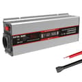 Pikkukuva 1 / 2: DATOUBOSS Puhdas Sinimuotoinen Invertteri, 1500W Teho, 90% Muunnos Tehokkuus,Harmaa 12V 1500W