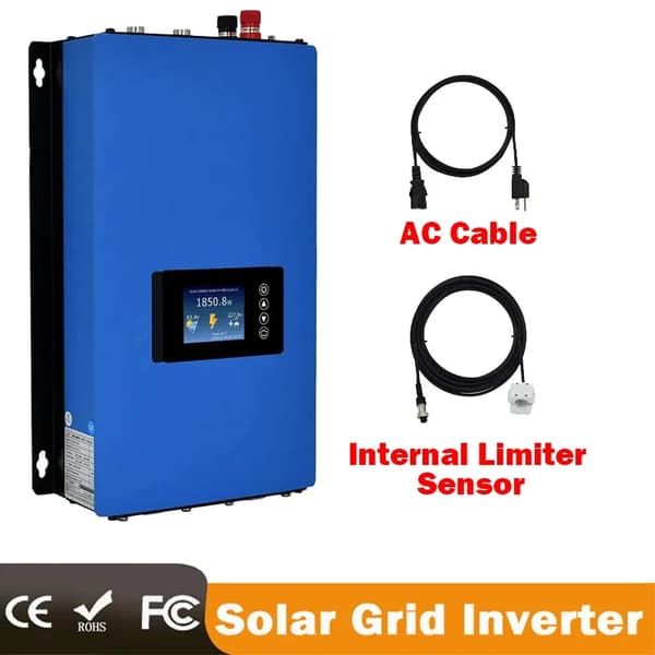 Grid Solcelleinverter, 1000W / 2000W Udgange, Ren Sinusbølge Udgange,2000W, 45V-90V, 190-260V AC