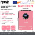 Miniatyrbillede 2 af 2: Hybrid sol inverter, 3200W effekt, 80A MPPT laderegulator,3,2 kW 24V