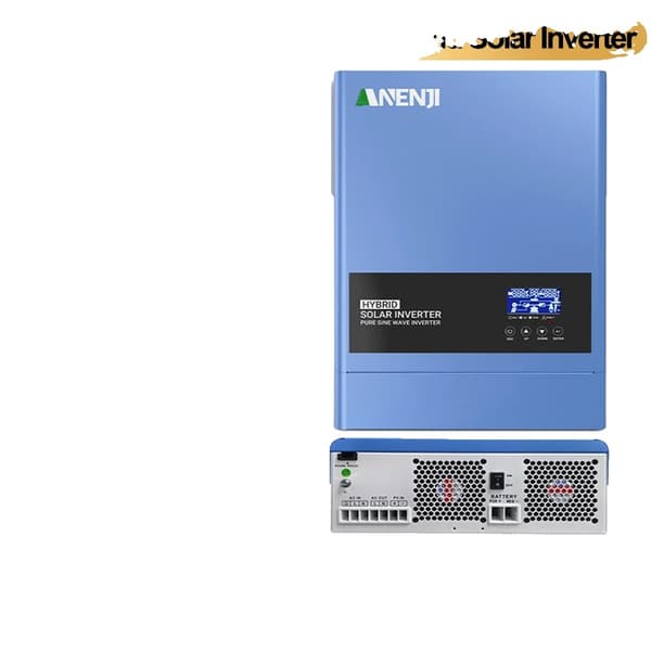 Hybrid Solar Inverter, 6500W Nimellisteho, 120A Ulostulo Virta, Puhtaan Sinimuotoisen Aallon,ANJ-6200W 48V WIFI, 220-240V