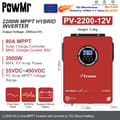 Pikkukuva 2 / 2: Hybrid Solar Inverter, 3200W Teho, 80A MPPT Lataussäädin,2.2KW 12V