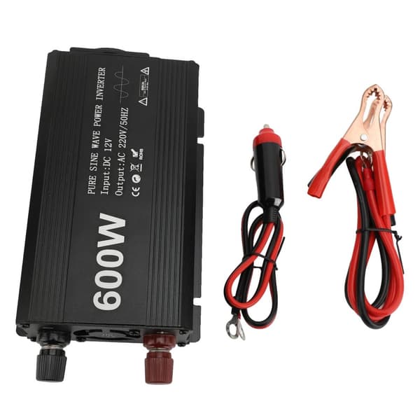 600W Strömväxlare, DC till AC-omvandlare, Konstruktion i aluminiumlegering,EU