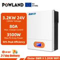 Miniatyrbillede 2 af 2: Hybrid sol inverter, 6KW / 3.2KW udgangseffekt, 93% maksimal effektivitet,SMR II 3,2KW WIFI
