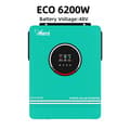 Miniatyrbillede 2 af 2: Hybrid sol inverter, 4200W, dual AC output,MED WIFI, 220-240V, 6200W 48V