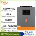 Miniatyrbild 2 av 2: Hybrid sol inverter, 6,2 kW effektutgång, 120 A laddningsström,POW-6,2KW