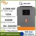 Pikkukuva 2 / 2: Hybrid Solar Inverter, 6.2 kW Teho, 120A Latausvirta,POW-6.2KW-WIFI