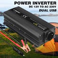 Pikkukuva 2 / 2: Kannettava virtamuunnin, muokattu sinimuotoaalto, USB-latausmahdollisuus,M2600W-12V-220V