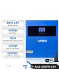 Miniatyrbild 1 av 2: Hybrid sol inverter, 6200W nominell effekt, 120A solcells laddström,ANJ-4000W-24V