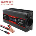 Pikkukuva 2 / 2: Auton virtamuunnin, 12V:sta 220V/230V:iin lähtö,2600W LCD