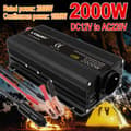 Pikkukuva 2 / 2: 2000W Tehoinvertteri, AC 220V Ulostulo, USB-latausmahdollisuus,2000W-12V-220V