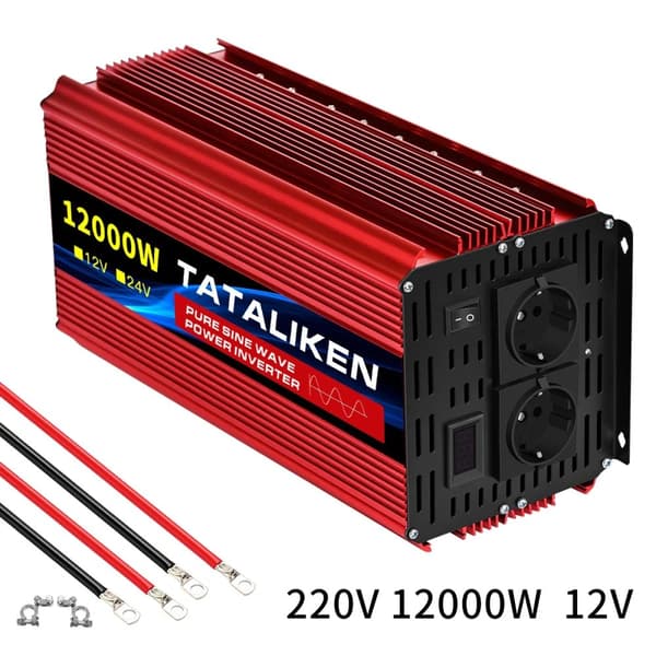 Ren Sinuskurve Strømomformer, 12V Indgang, 220V Udgange,12V12000W 50HZEU