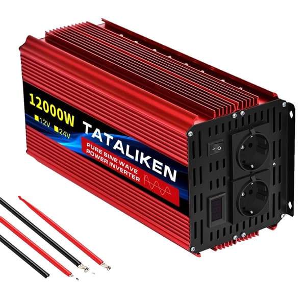 Ren Sinuskurve Strømomformer, 12V Indgang, 220V Udgange,12V12000W 50HZEU