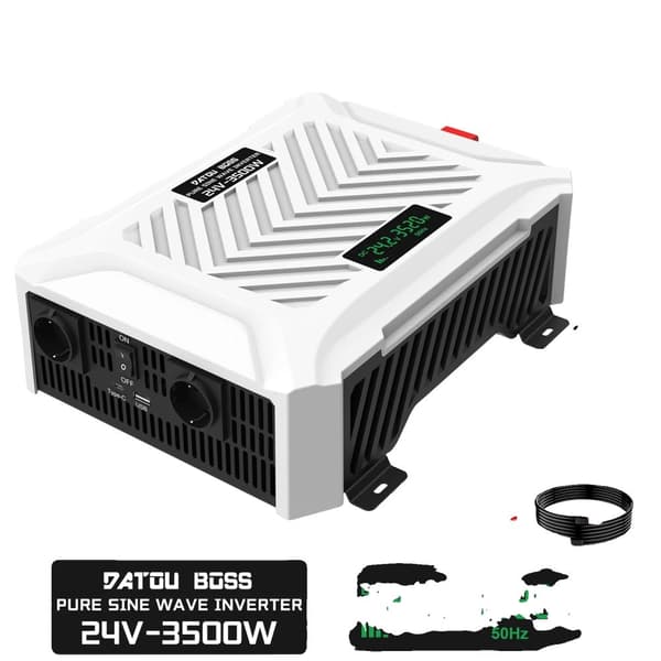 DATOUBOSS Puhdas Sinimuotoinen Invertteri, Nopea USB-lataus,PSWE3500W-24V-A